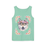 Geeky Goddess Wolf Unisex Tank Top
