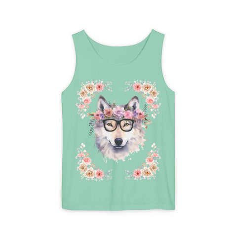 Geeky Goddess Wolf Unisex Tank Top