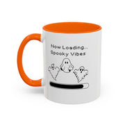 'Now Loading...Spooky Vibes' Accent Coffee Mug