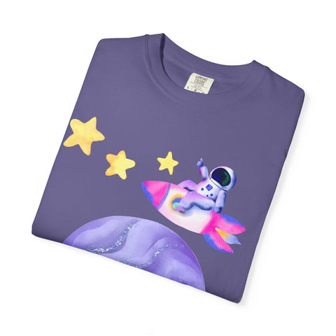 Astronaut Taking Off In Space Unisex T-Shirt
