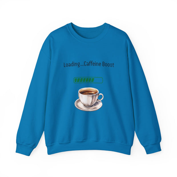 'Loading...Caffeine Boost' Unisex Crewneck Sweatshirt
