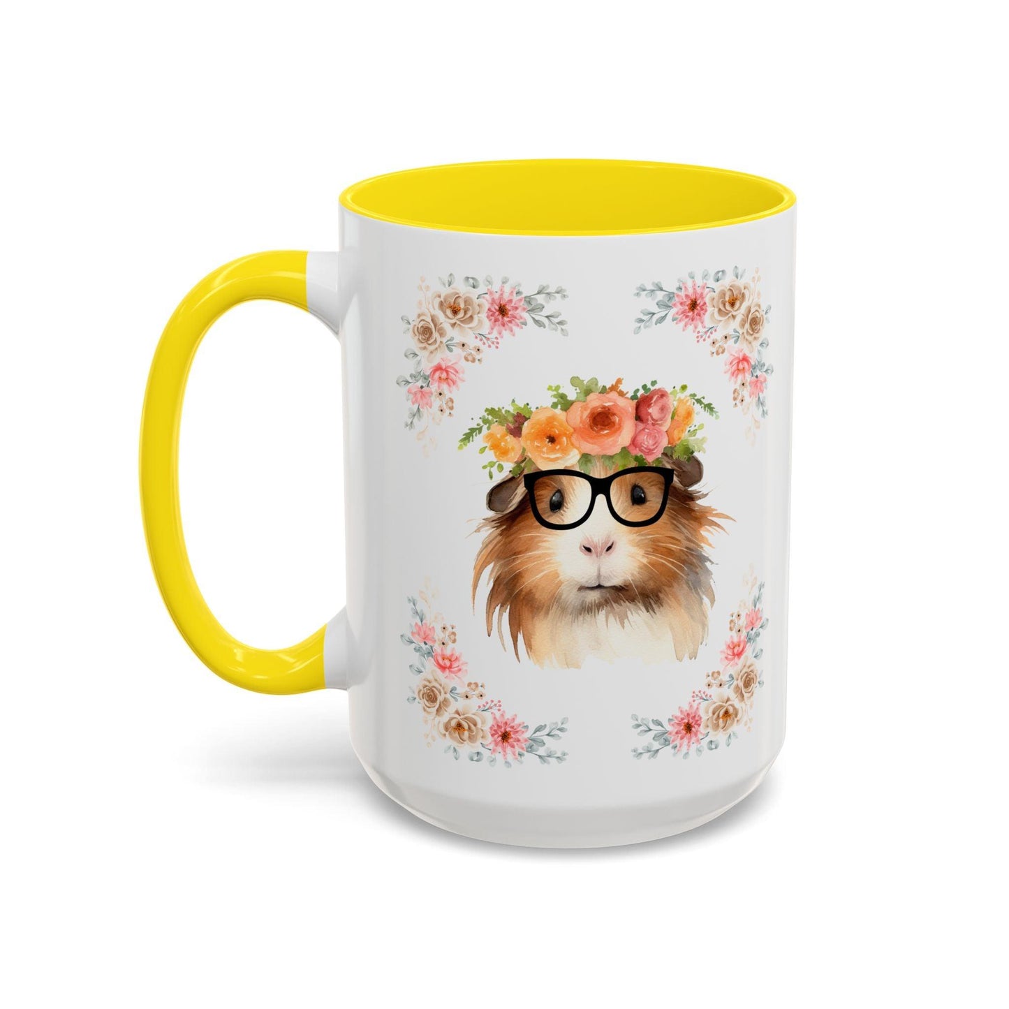 Geeky Goddess Guinea Pig Accent Coffee Mug