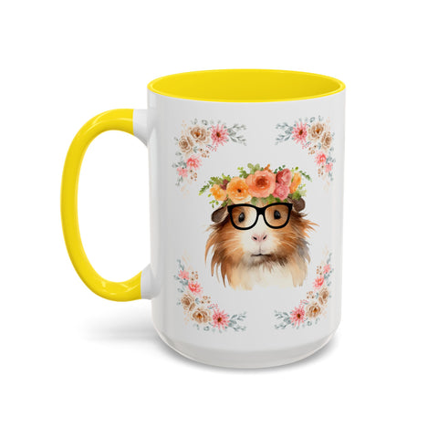 Geeky Goddess Guinea Pig Accent Coffee Mug