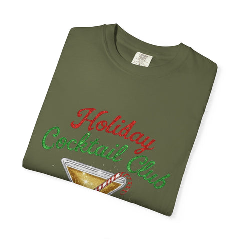 Holiday Cocktail Club T-Shirt | Let's Get Jolly Christmas Tee