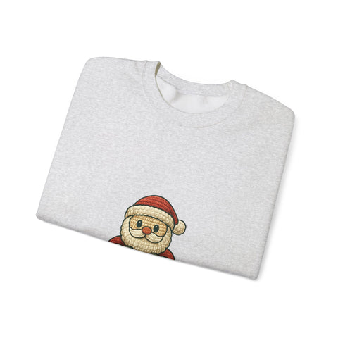 Cozy Santa Sweatshirt, Unisex Christmas Crewneck, Holiday Apparel, Festive Gift, Winter Wardrobe Staple