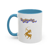 'Sagittarius' Zodiac Accent Coffee Mug