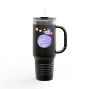 Astronaut Taking Off In Space Insulated Travel Mug, 40oz