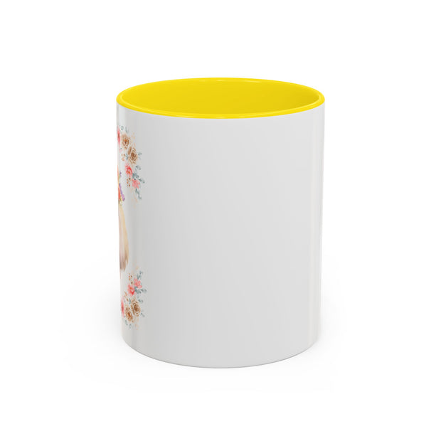 Geeky Goddess French Poodle Accent Coffee Mug