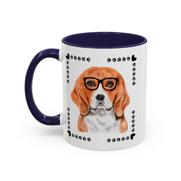Geeky Good Beagle Accent Coffee Mug