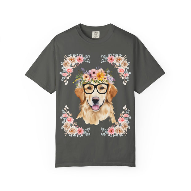 Geeky Goddess Golden Retriever Unisex T-Shirt