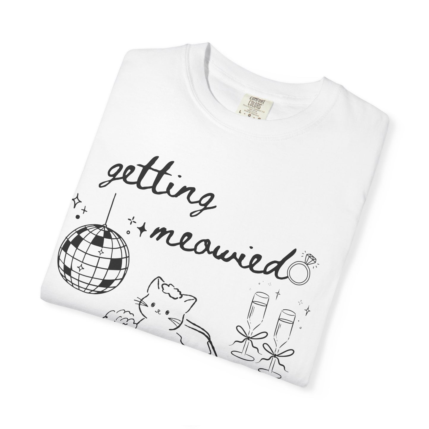 Getting Meowied Bachelorette Shirt Cat Bachelorette Shirt Cat Themed Bach Party Shirts Cat Lovers Wedding Shirts Cat Bridal Party Tees