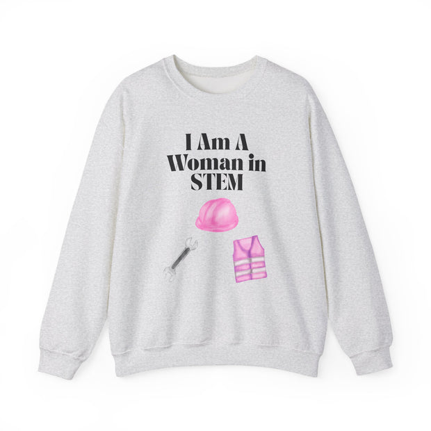 'I Am A Woman In STEM' Engineer Unisex Crewneck Sweatshirt