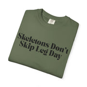 'Skeletons Don't Skip Leg Day' Unisex T-Shirt