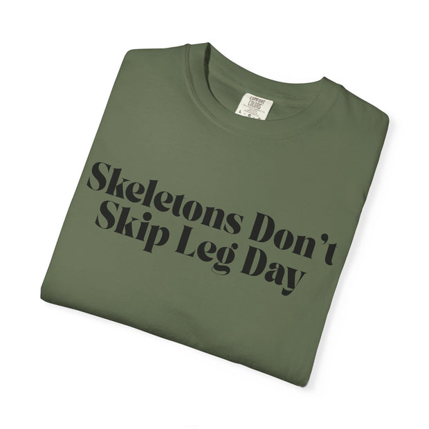 'Skeletons Don't Skip Leg Day' Unisex T-Shirt