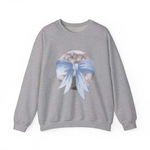 Moon Wrapped In A Bow Unisex Crewneck Sweatshirt