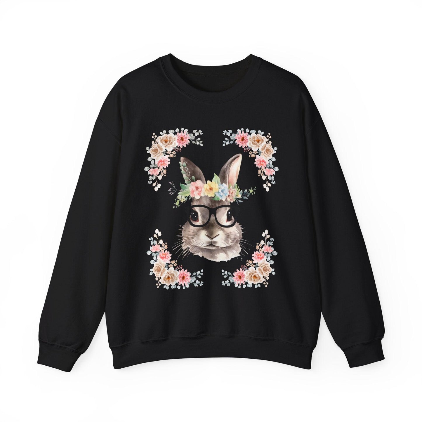 Geeky Goddess Bunny Unisex Crewneck Sweatshirt