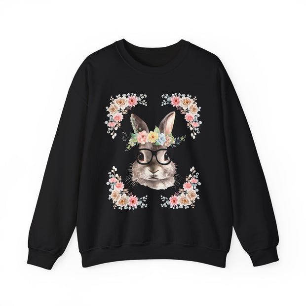 Geeky Goddess Bunny Unisex Crewneck Sweatshirt