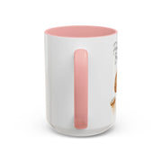 'Feline Good With A Book & Brew' Accent Coffee Mug