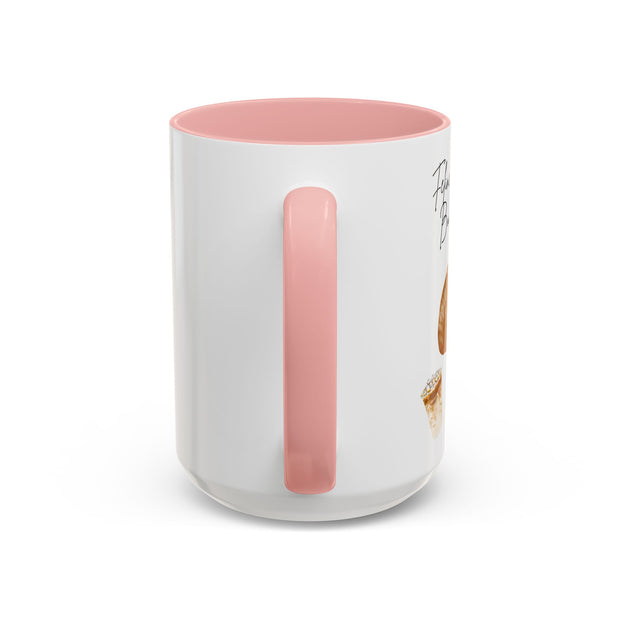 'Feline Good With A Book & Brew' Accent Coffee Mug