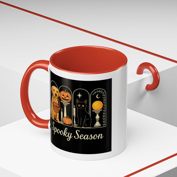 Spooky Season Golden Retriever Accent Coffee Mug