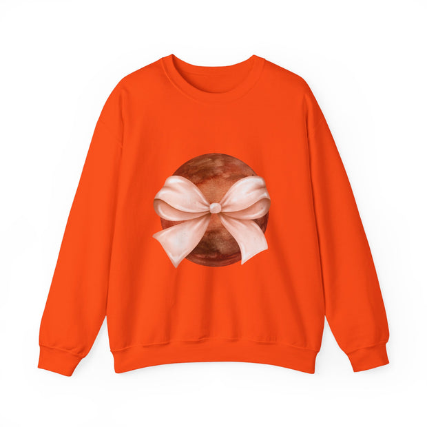 Mars Wrapped In A Bow Unisex Crewneck Sweatshirt