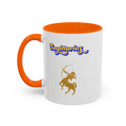 'Sagittarius' Zodiac Accent Coffee Mug