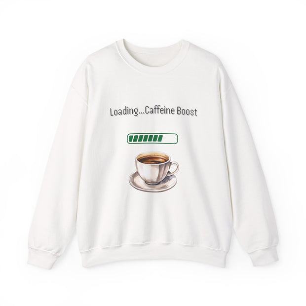 'Loading...Caffeine Boost' Unisex Crewneck Sweatshirt