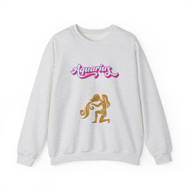 'Aquarius' Zodiac Unisex Crewneck Sweatshirt