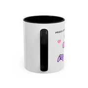 'Press Start To Slay' Accent Coffee Mug