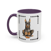 Geeky Good Doberman Accent Coffee Mug