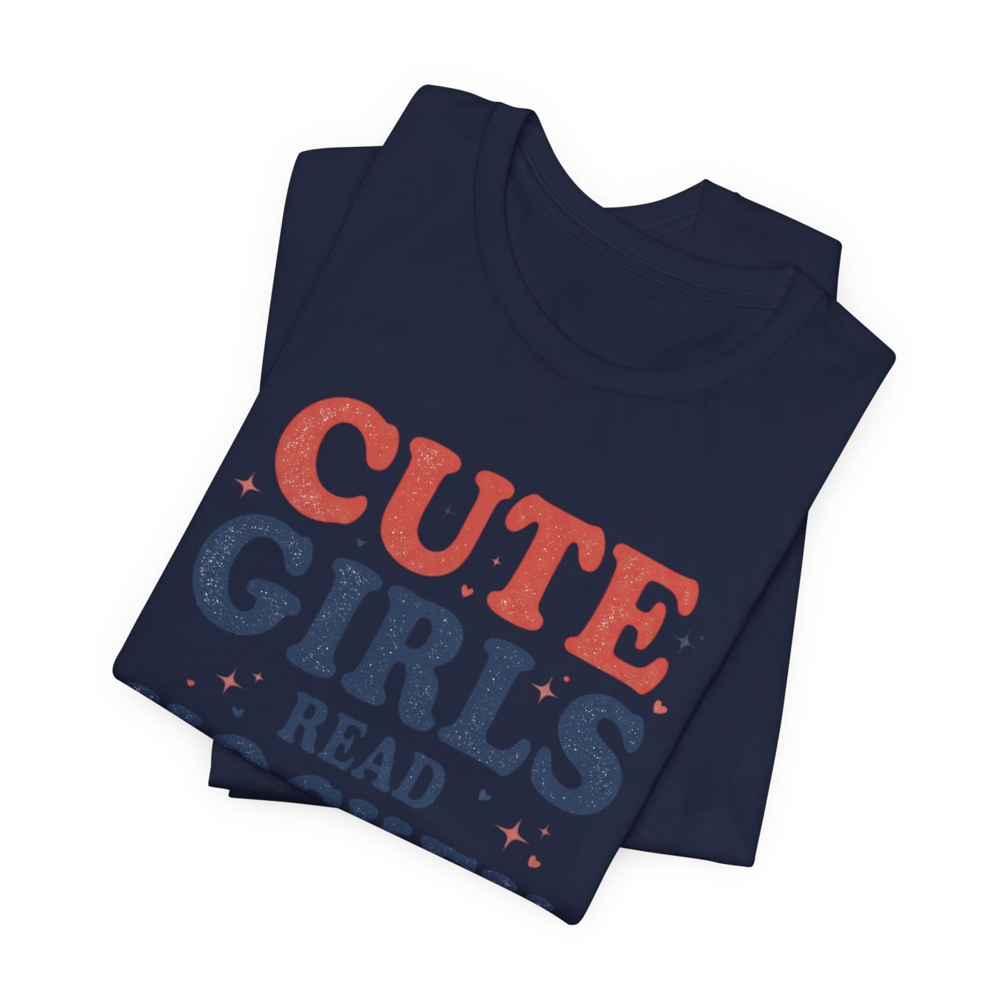 Cute Girls Read Hockey Romance Shirt, Hockey Romance Booktok Tee, Sports Romance Reader Graphic T-Shirt