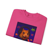 Gamer Guinea Pig Sweatshirt, Cute Animal Gift, Fun Video Game Apparel, Casual Wear, Unisex Crewneck