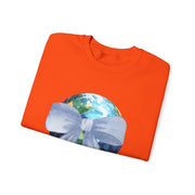 Earth Wrapped In A Bow Unisex Crewneck Sweatshirt