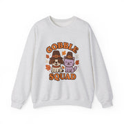 Gobble Squad Sweatshirt | Cozy Fall Apparel, Thanksgiving Gift, Unisex Crewneck, Cute Animal Design, Holiday Fashion