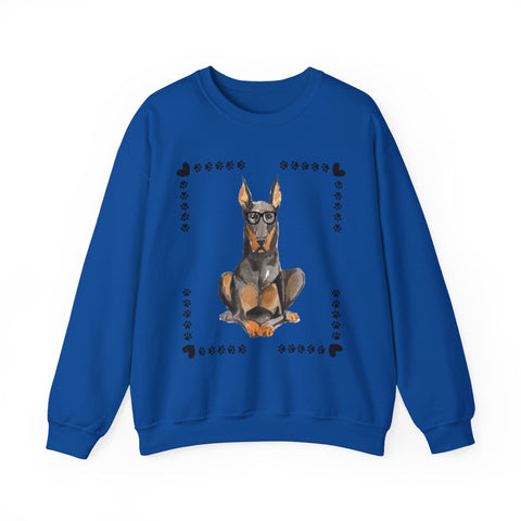 Geeky Good Doberman Unisex Crewneck Sweatshirt