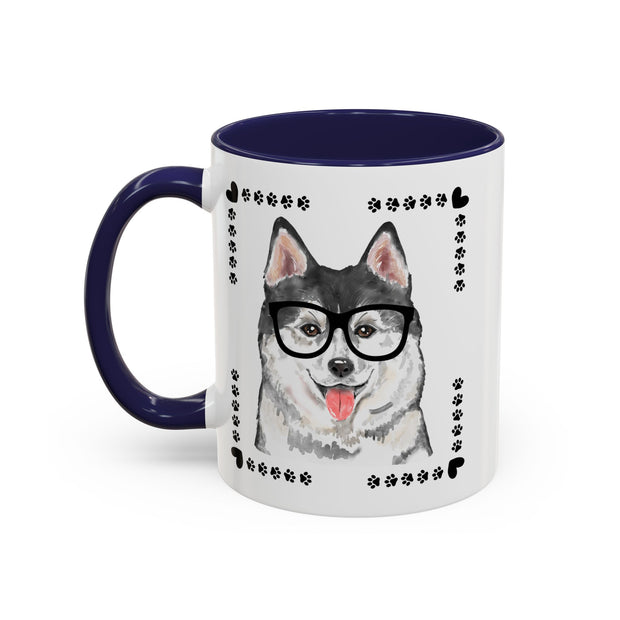 Geeky Good Siberian Husky Accent Coffee Mug