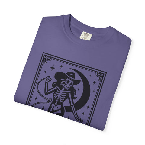 Cowgirl Skeleton Tarot Card Unisex T-Shirt