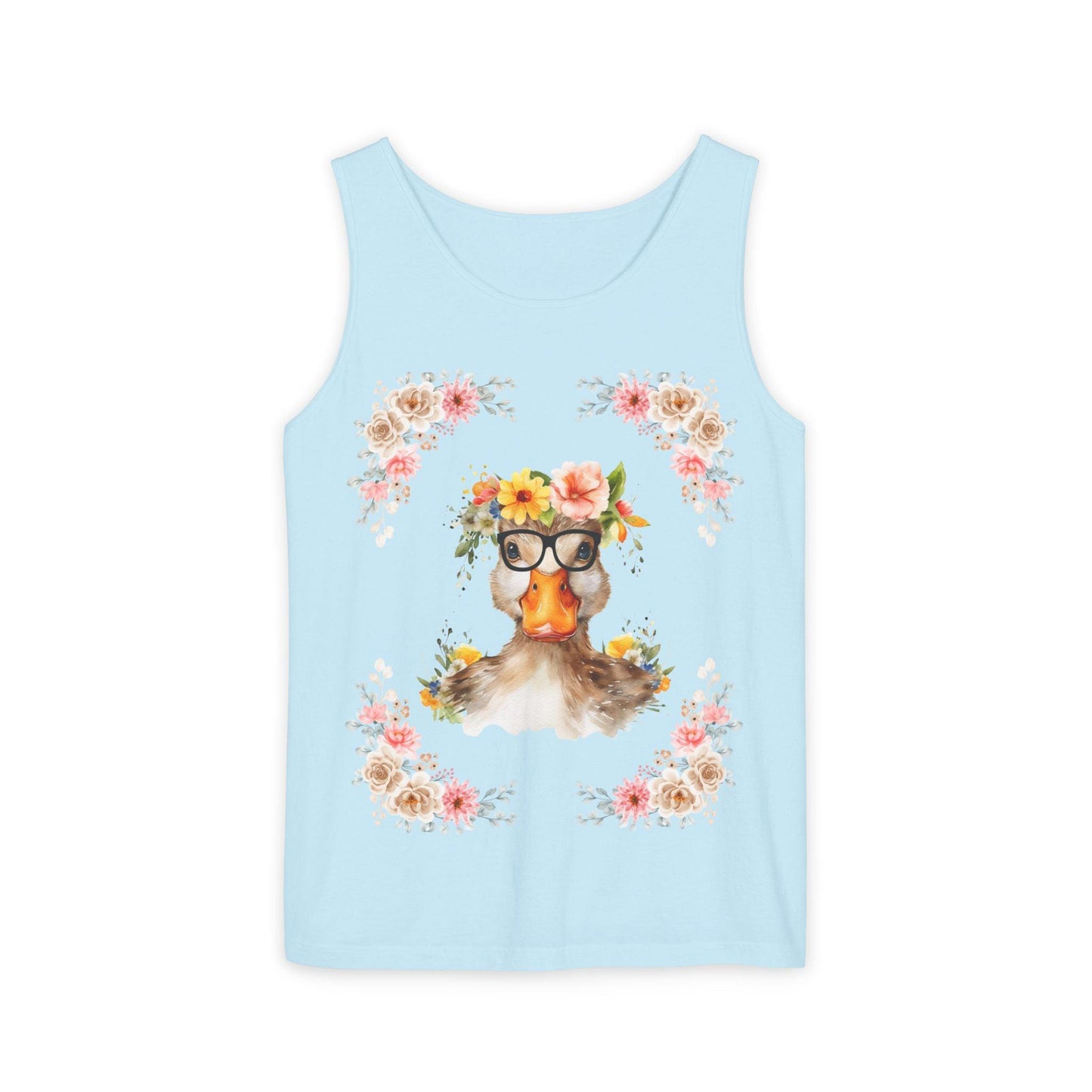 Geeky Goddess Duck Unisex Tank Top