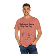 'Skeletons Don't Skip Leg Day' Unisex T-Shirt