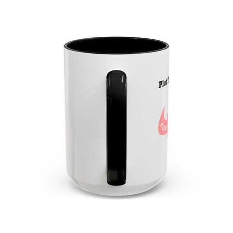 'Plot Twist Energy' Accent Coffee Mug