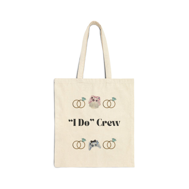 ''I Do' Crew' Cotton Canvas Tote Bag