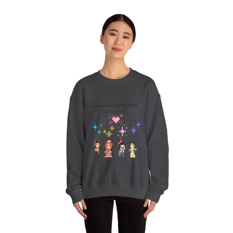 'Main Character Mode Activated' Unisex Crewneck Sweatshirt