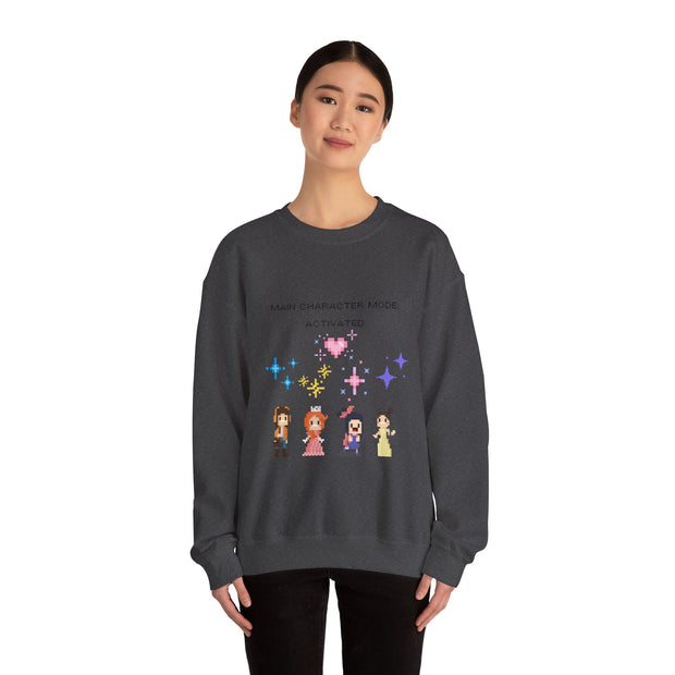 'Main Character Mode Activated' Unisex Crewneck Sweatshirt
