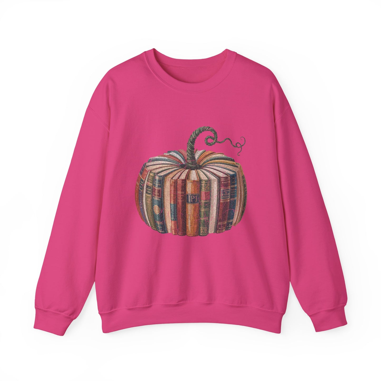 Patchwork Pumpkin Crewneck Sweatshirt | Fall Plaid Pumpkin Shirt