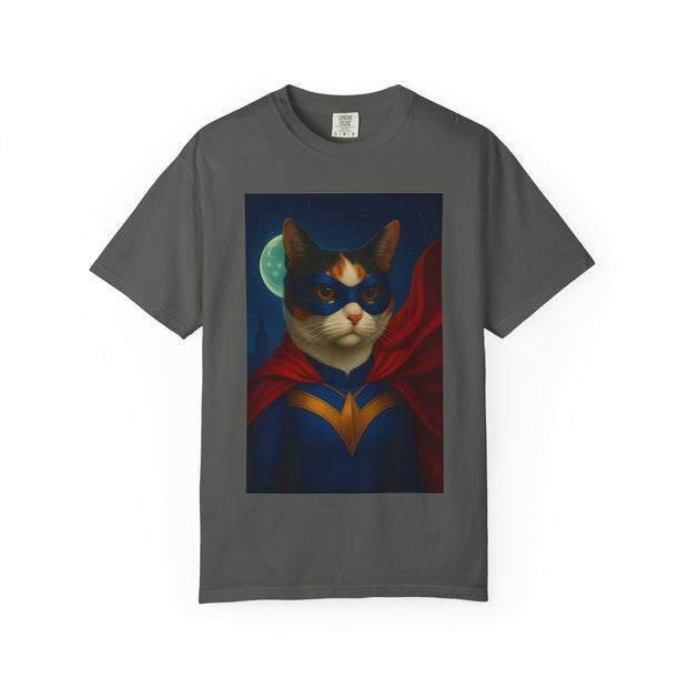 Superhero Tri-Colored Cat Unisex T-shirt