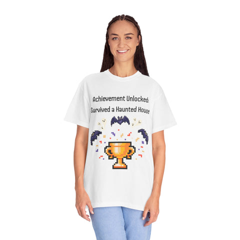 'Achievement Unlocked Haunted House' Unisex T-Shirt