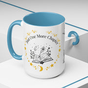 'Just One More Chapter' Accent Coffee Mug