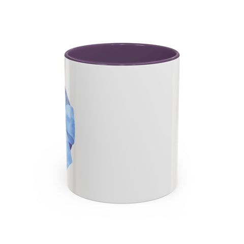 Blue/Green Planet Wrapped In A Bow Accent Coffee Mug