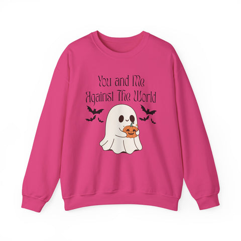 'You and Me Against The World' Unisex Crewneck Sweatshirt