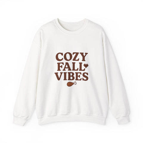 Cozy Fall Vibes Sweatshirt - Unisex Crewneck, Autumn Apparel, Perfect for Thanksgiving, Comfortable Gift, Casual Style